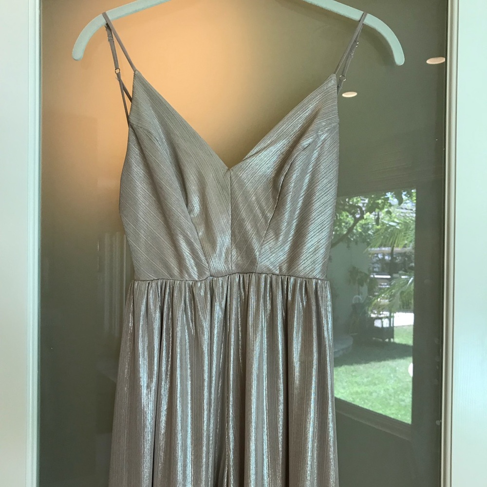 URBAN OUTFITTERS LONG SHIMMERY ROMPER